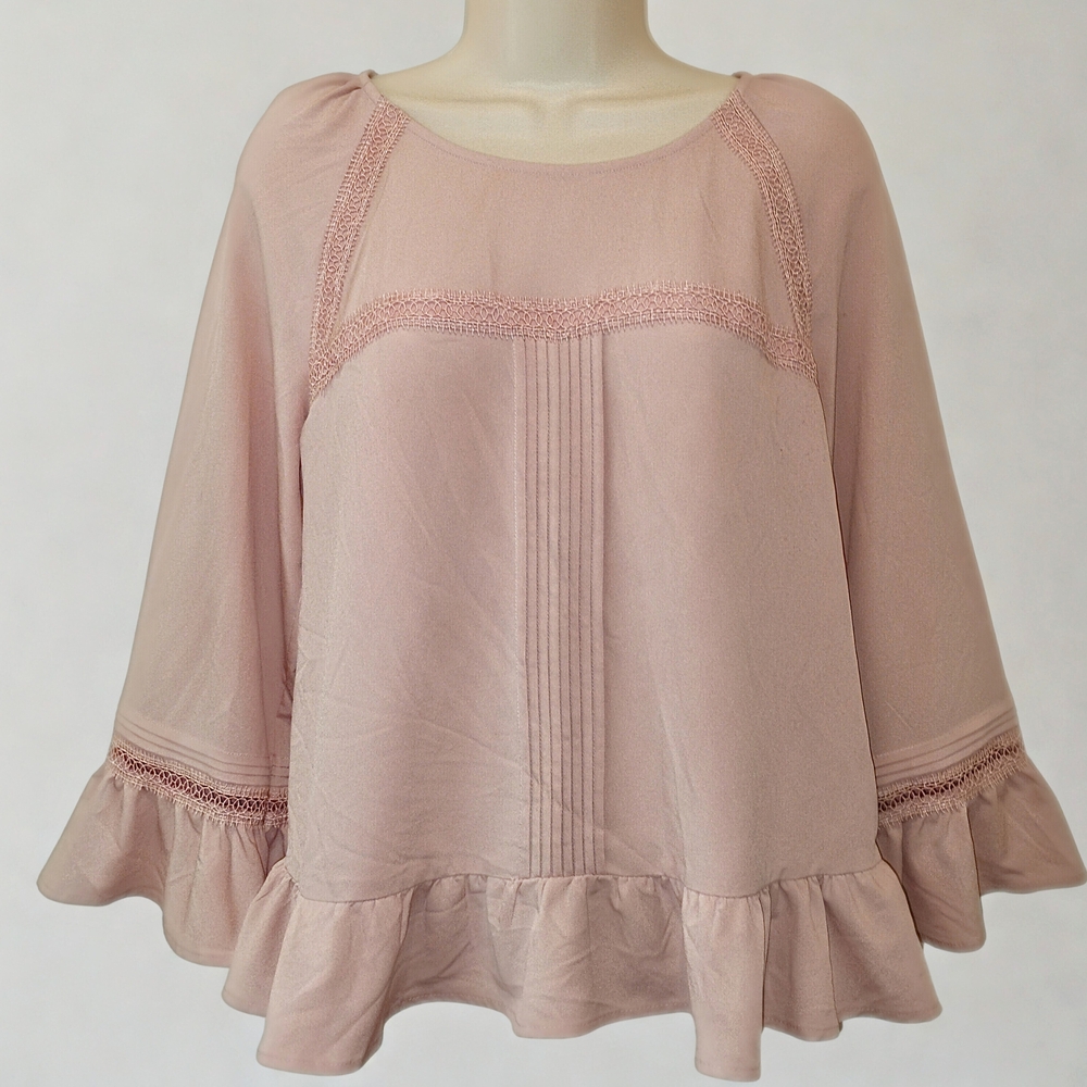 Blush Pink Boho Peasant Blouse – a.n.d easy wear
